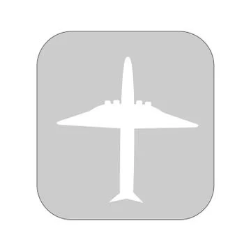 Plane icon vector Stock Illustration
