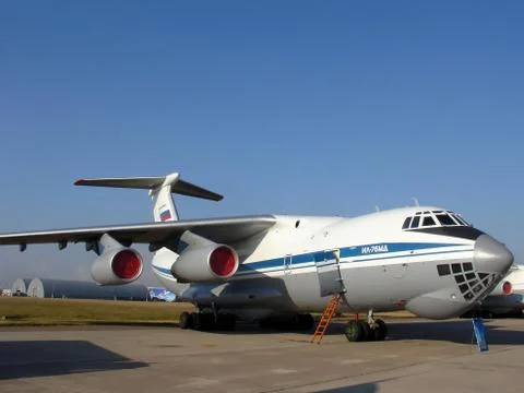 Plane Il-76 Stock Photos