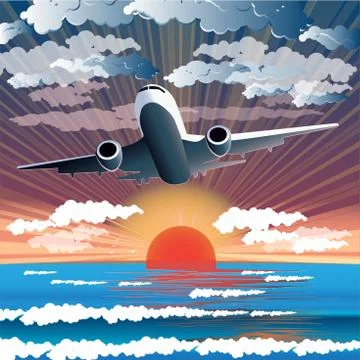 Plane Stock Illustration