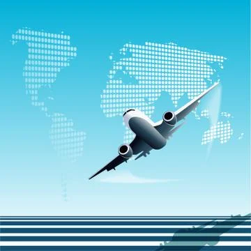 Plane Stock Illustration