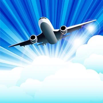 Plane Stock Illustration