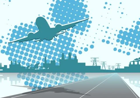 Plane Stock Illustration