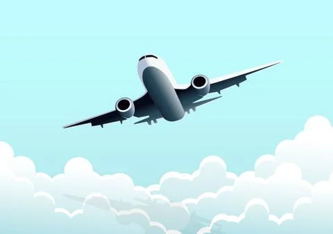 Plane Stock Illustration