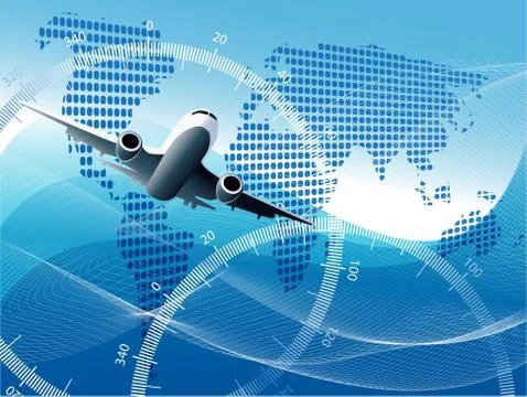 Plane Stock Illustration