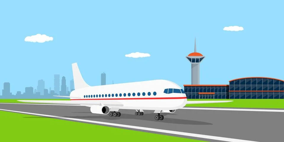 Plane Stock Illustration