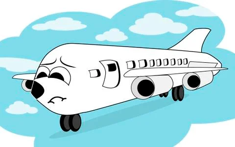 Plane Stock-Illustration