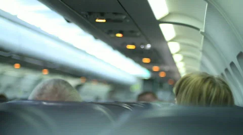 Plane interior 3 Video stock 743388