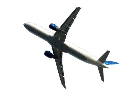Plane isolated on white background Stock Photos