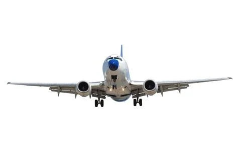 Plane isolated on white background Foto stock