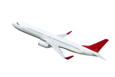 Plane isolated on white Stock Photos