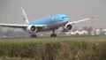 Plane , jet landing in Amsterdam, KLM boeing 777 HD Footage