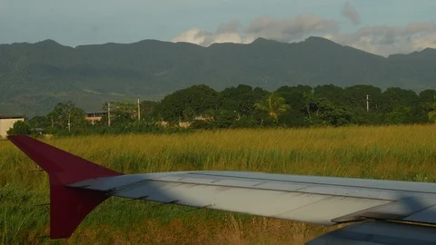 Plane Landed at Peruvian Amazonia Video stock 87778449