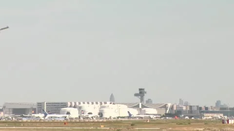 Plane landing 4 Stock Footage 11438655