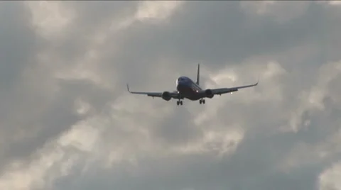 Plane landing 5 Video stock 888972