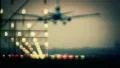 Plane landing, color correction HD Footage