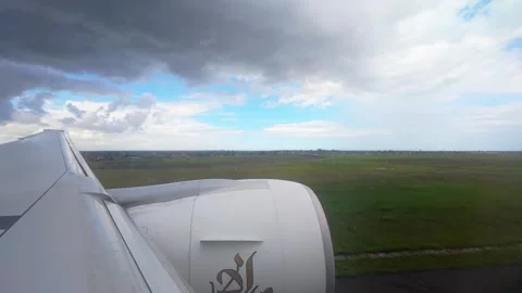 Plane Landing In Dar Es Salaam Stock Footage 317501697