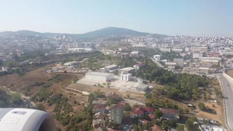 Plane Landing Engine View Video stock 145761119