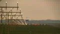 Plane landing in the evening HD Footage
