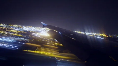 Plane Landing Stock Footage