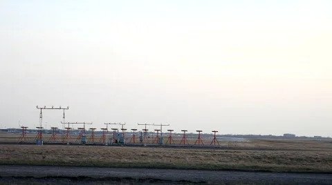 Plane landing 스톡 동영상 668874