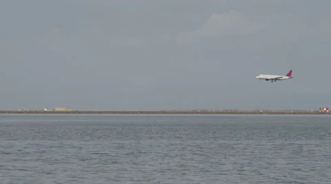 Plane Landing 库存影片 42265806