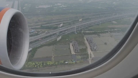 Plane landing Stock Footage 106965482