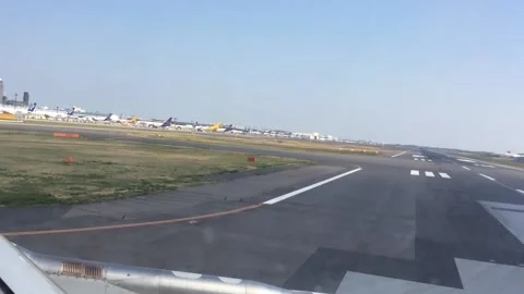 Plane landing Stock Footage 162244612