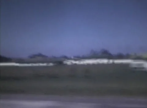 Plane lands in perù 1973 Video stock 231797651