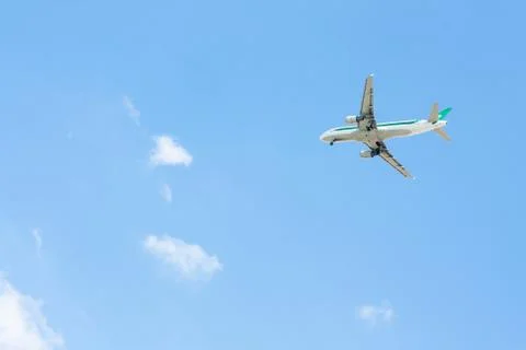 Plane lands Stock Photos