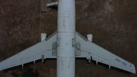 Plane Lateral Overpass Stock Footage 116803152