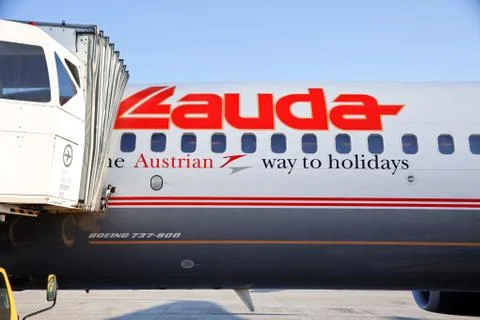 Plane of lauda-air  스톡 사진