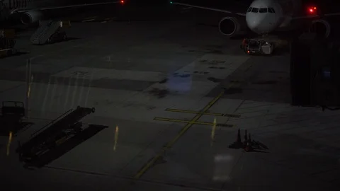 Plane leaving door for take off Stock-Footage 99318767