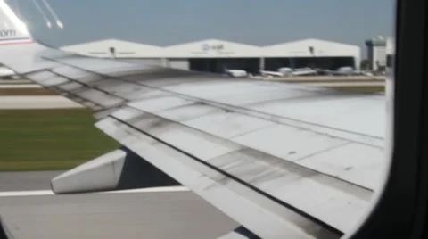 Plane lift off  Stock Footage 972888