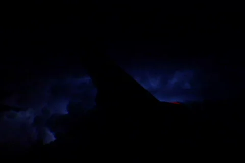 Plane Lightning 03 Stock Footage 622198