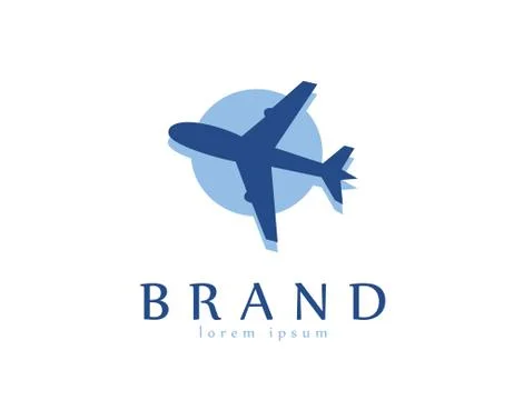 Plane logo Stock Illustration