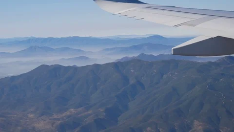 Plane In The Mountains Stock Footage 123624640