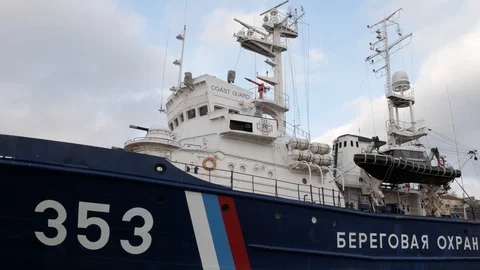 The plane moves to the runway Stock Footage 129772918