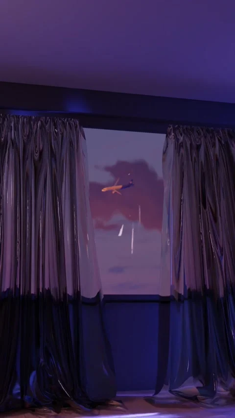 Plane outside window Stock Footage 247277729