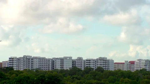 Plane over hdb full 動画素材 135648995