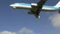 Plane overhead, clear-blue sky HD Footage