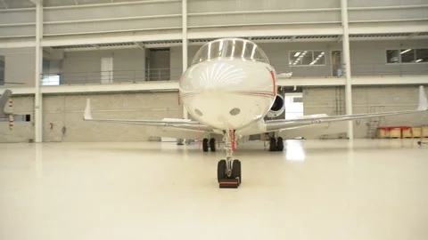 Plane Parked Stock Footage 137550206