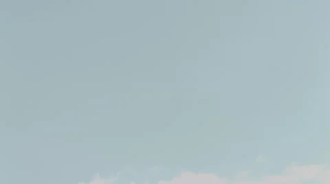 A plane passing by Stock Footage 49136044