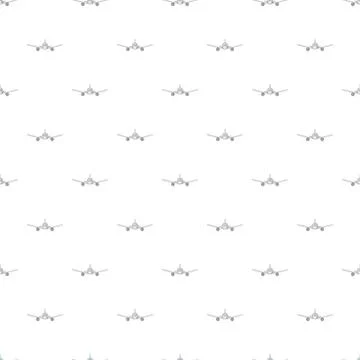 Plane pattern, cartoon style Stock Illustration