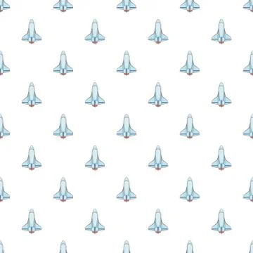 Plane pattern, cartoon style Stock Illustration