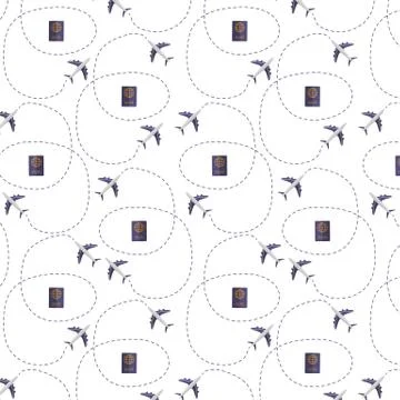 Plane pattern Stock Illustration