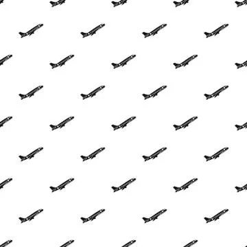 Plane pattern, simple style Stock Illustration