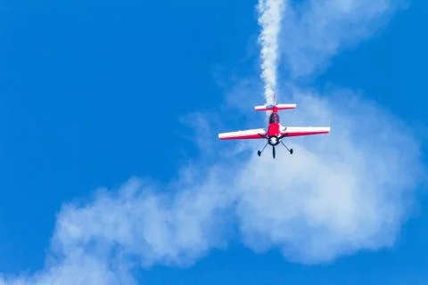 Plane Pilot Dive Acrobatic Flying Stock Photos