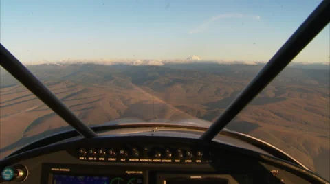 Plane Point of View over Idaho Vídeo Stock 35794551