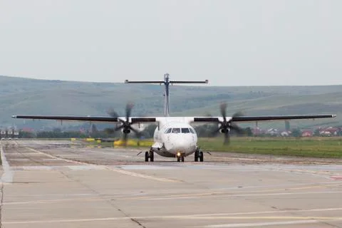 Plane with propeller Stock Photos