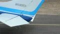 Plane with propeller steers at airport HD Footage